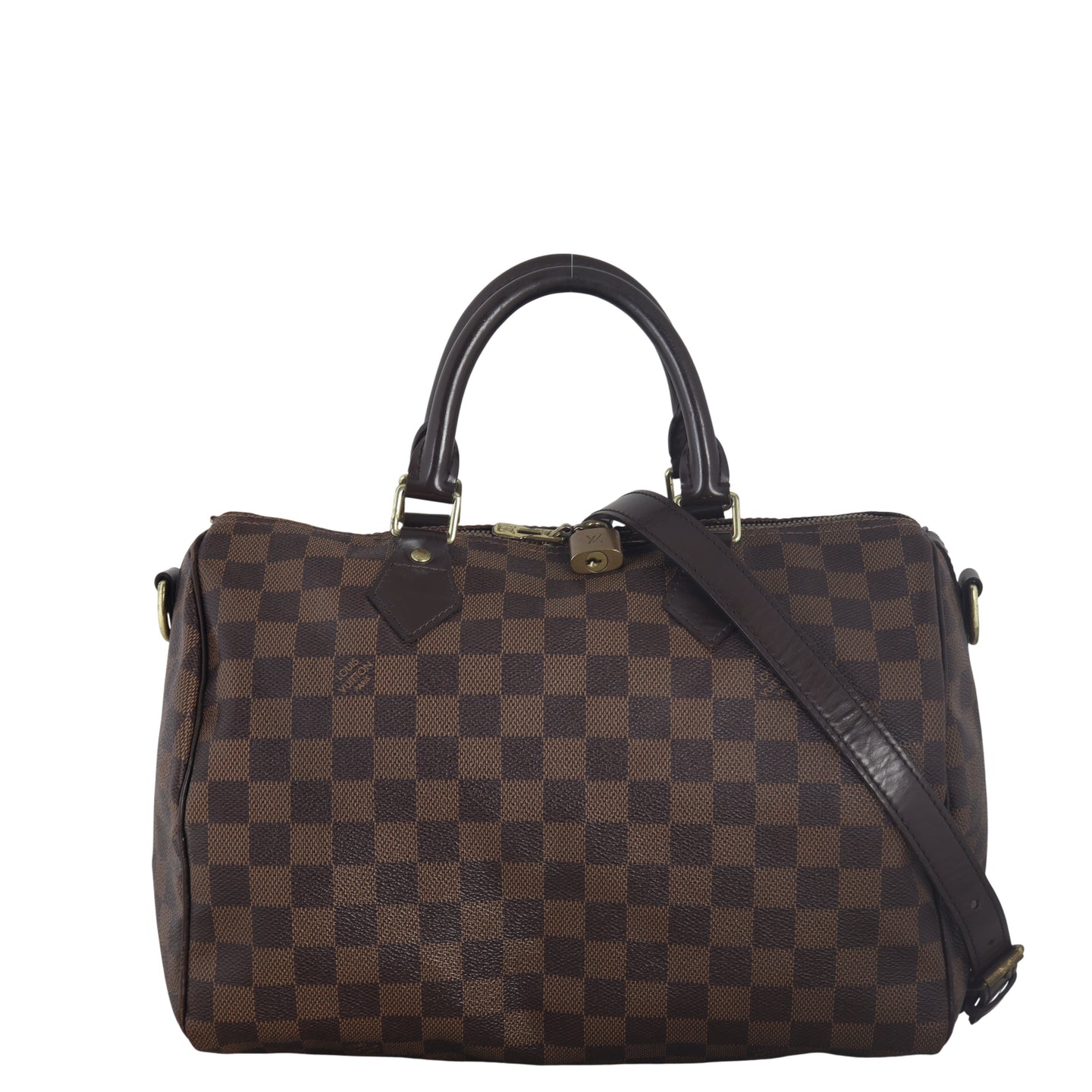 Louis Vuitton Speedy 30 Bandouliere Damier Ebene