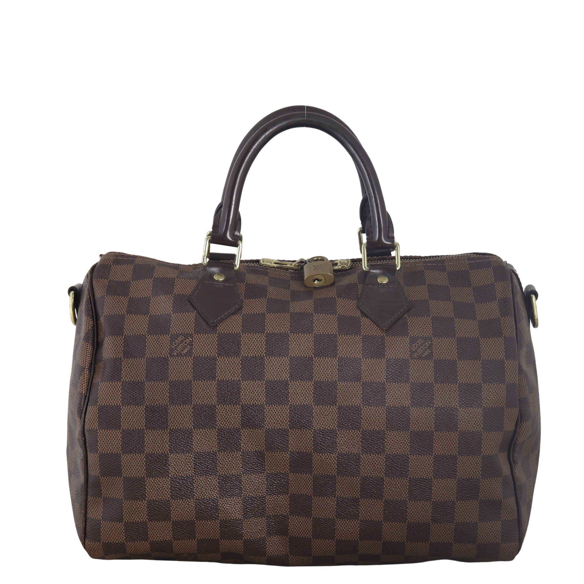 Louis Vuitton Speedy 30 Bandouliere Damier Ebene