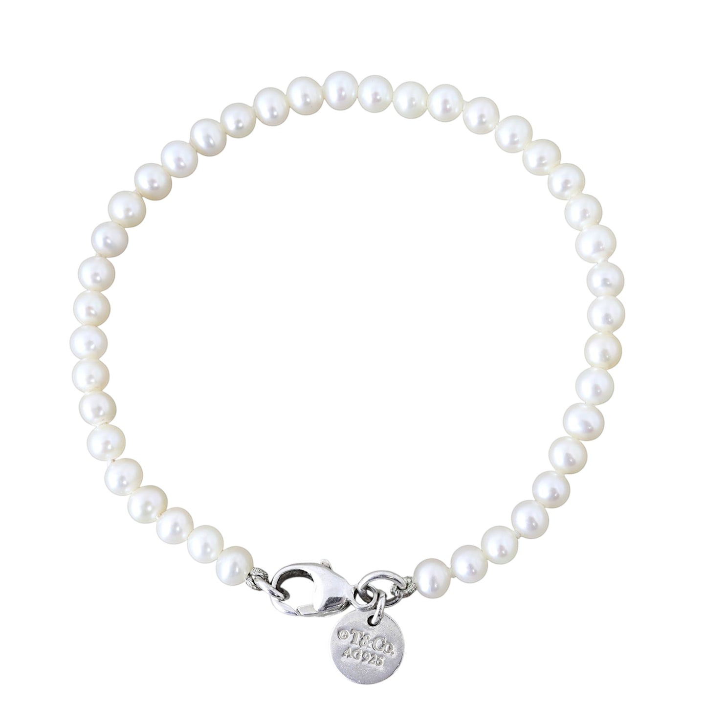 Tiffany & Co Ziegfeld 4-5mm Pearl Bracelet