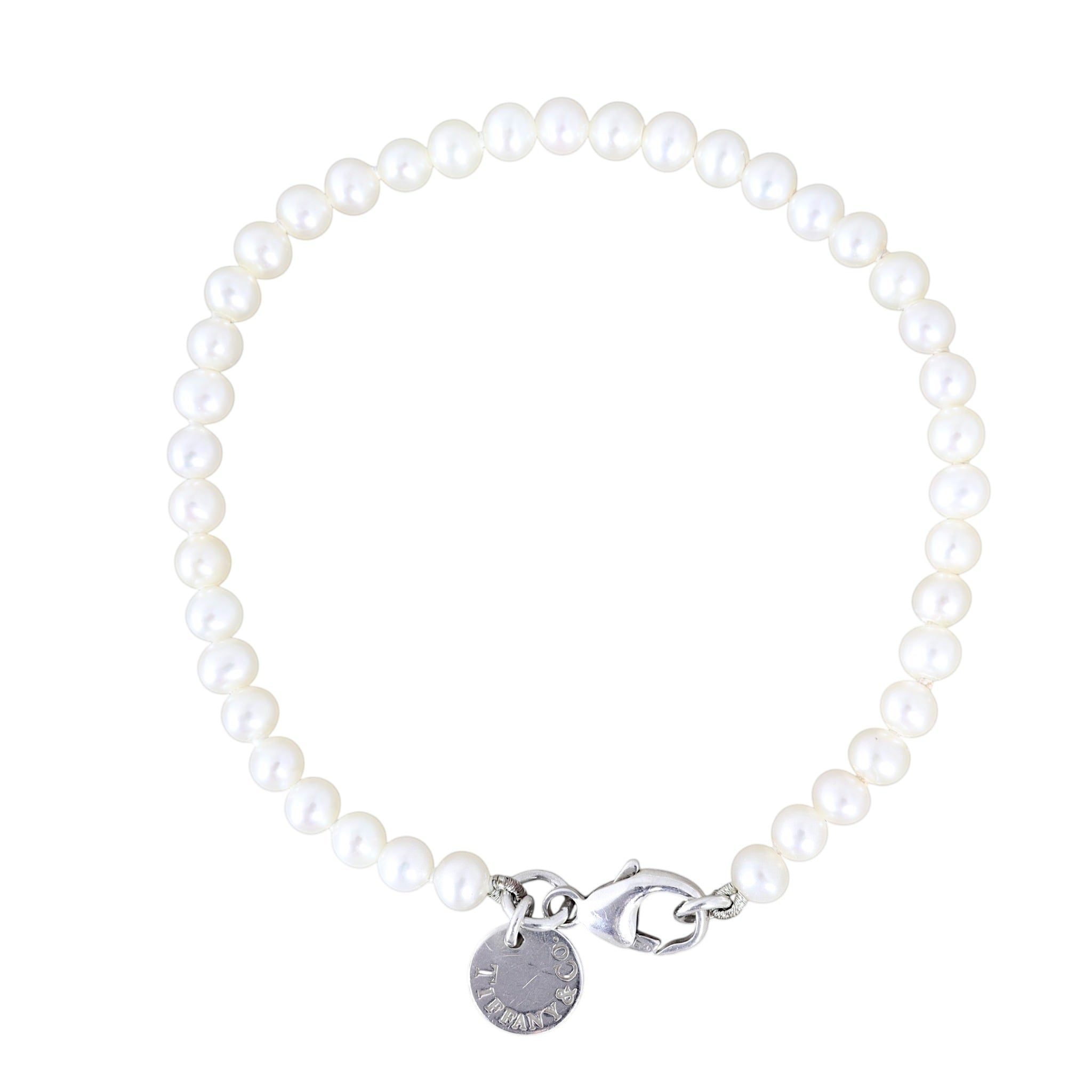 Tiffany & Co Ziegfeld 4-5mm Pearl Bracelet