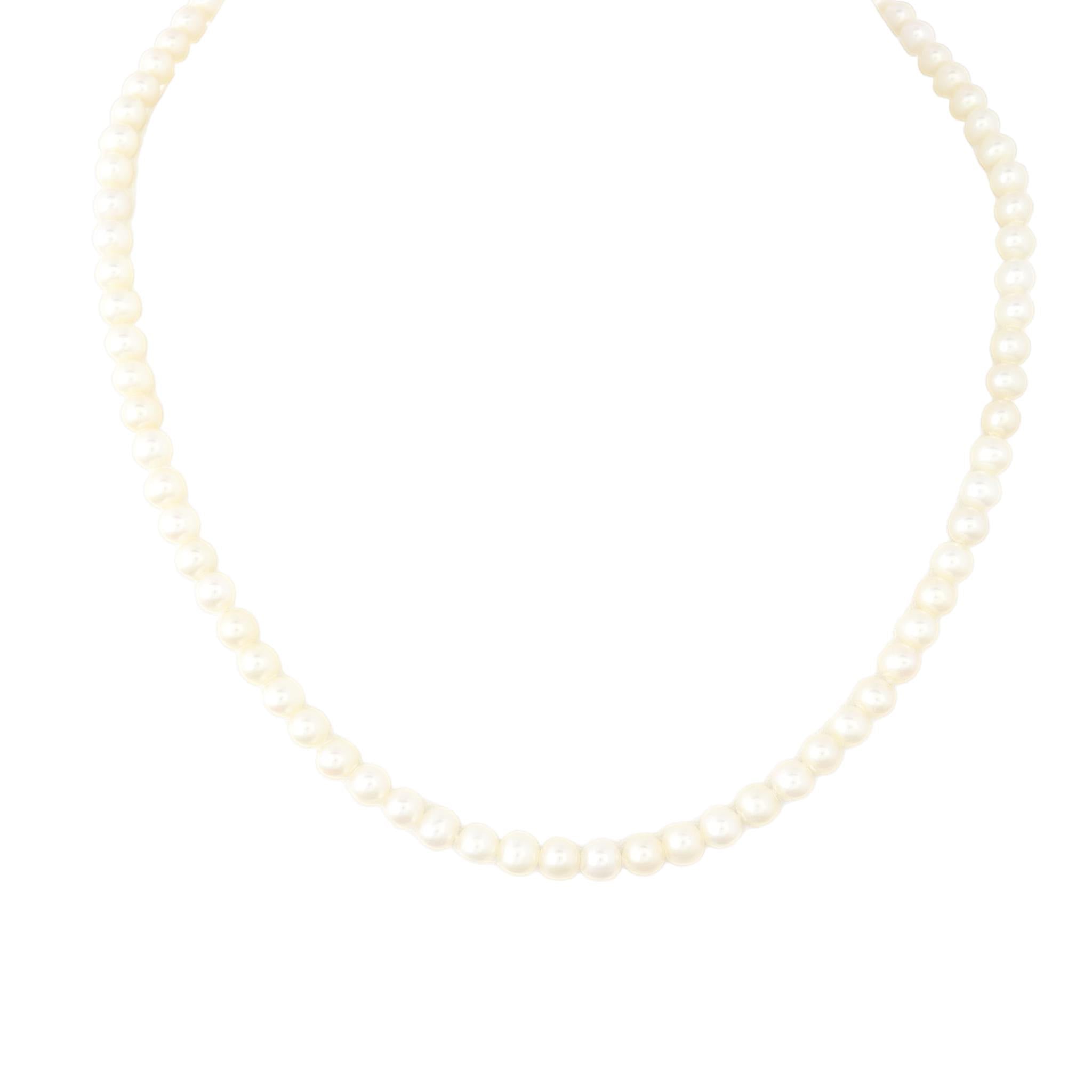 Tiffany & Co Ziegfeld 4-5mm Pearl Necklace