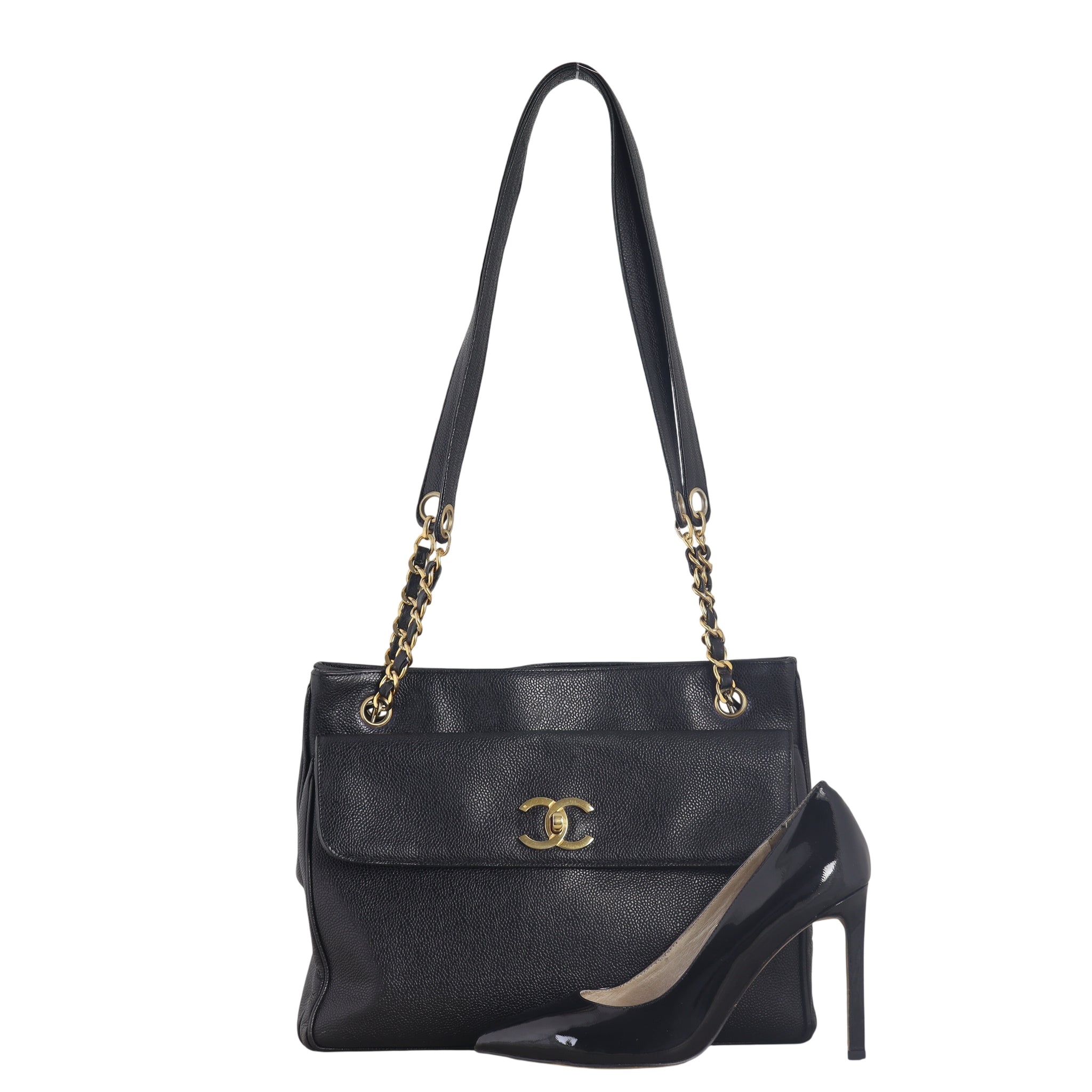 Chanel CC Front Pocket Tote