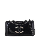 Chanel CC Vinyl Lipstick Ligne Flap Bag