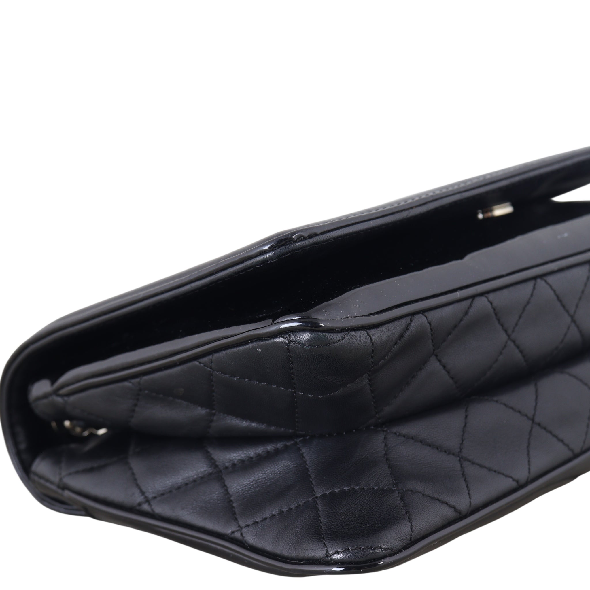 Chanel CC Vinyl Lipstick Ligne Flap Bag