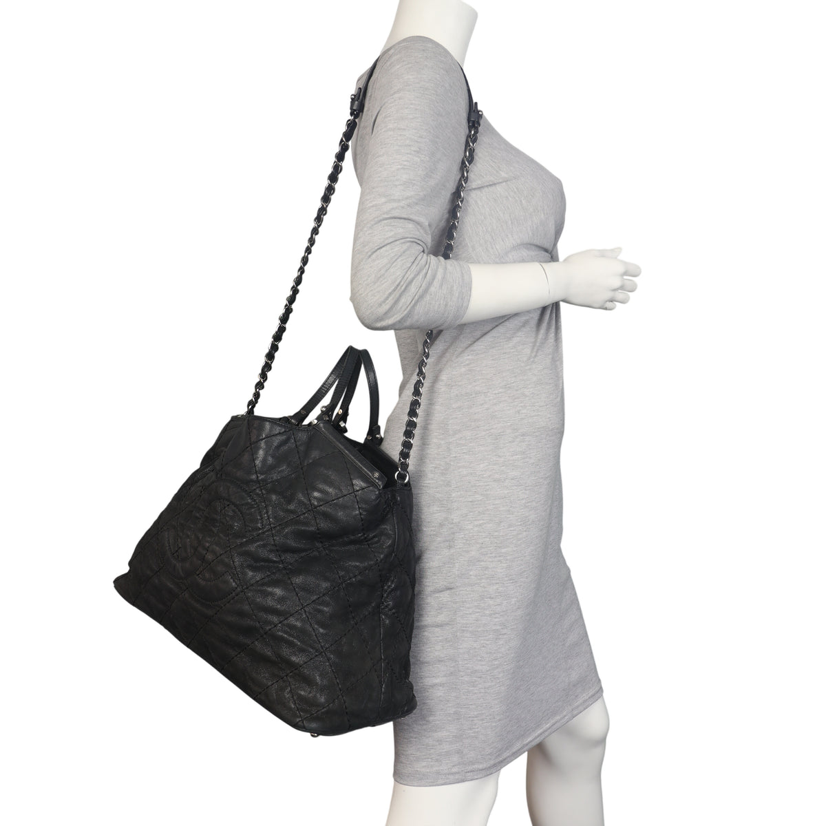 Chanel Iridescent Sea Hit Tote Small