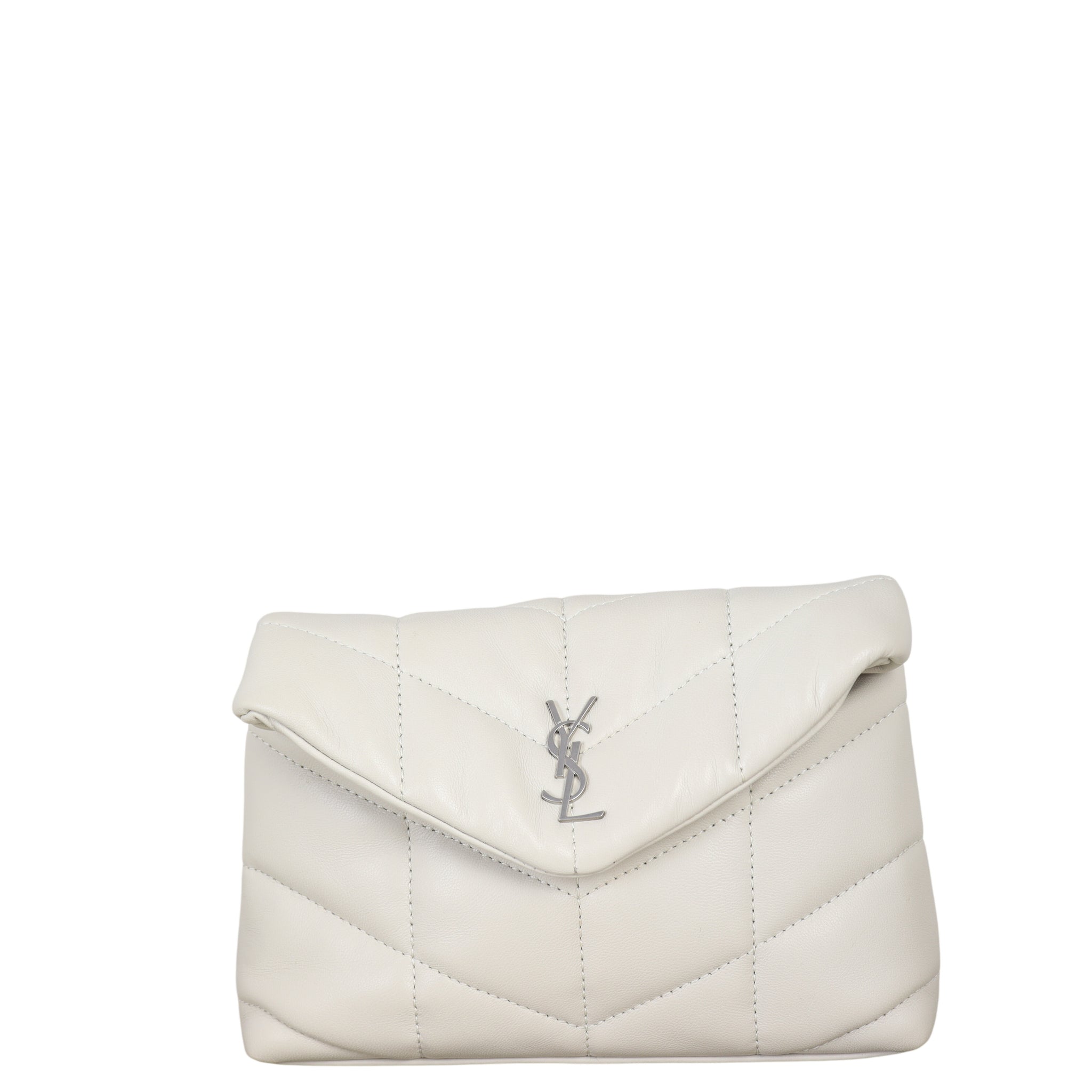 Saint Laurent Puffer Pouch
