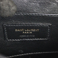 Saint Laurent Cassandra Top Handle Mini Croc-Embossed