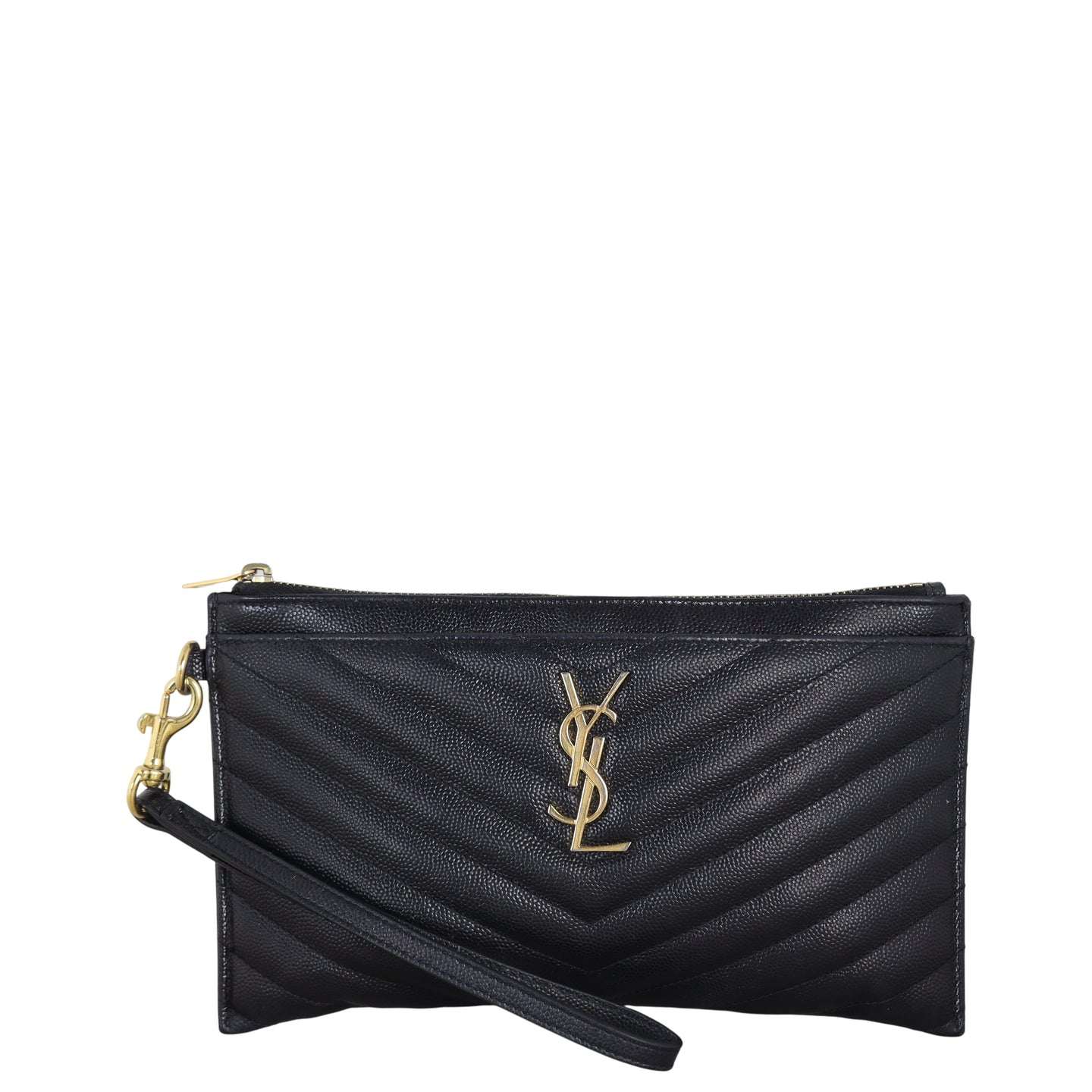 Saint Laurent Cassandre Monogram Matelasse Pouch