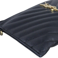 Saint Laurent Cassandre Monogram Matelasse Pouch