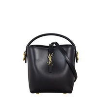 Saint Laurent Le 37 Mini Leather Bucket Bag