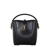 Saint Laurent Le 37 Mini Leather Bucket Bag