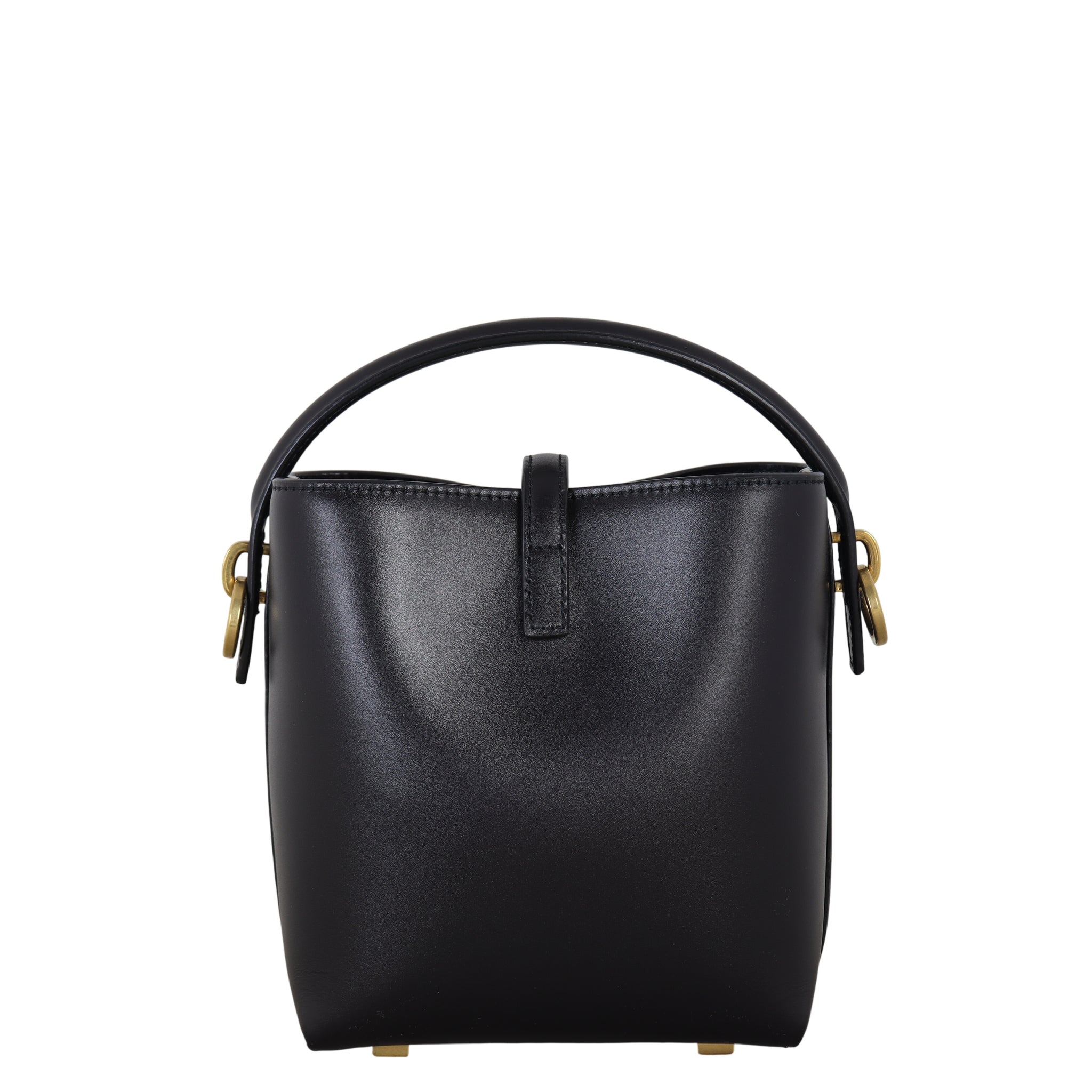 Saint Laurent Le 37 Mini Leather Bucket Bag