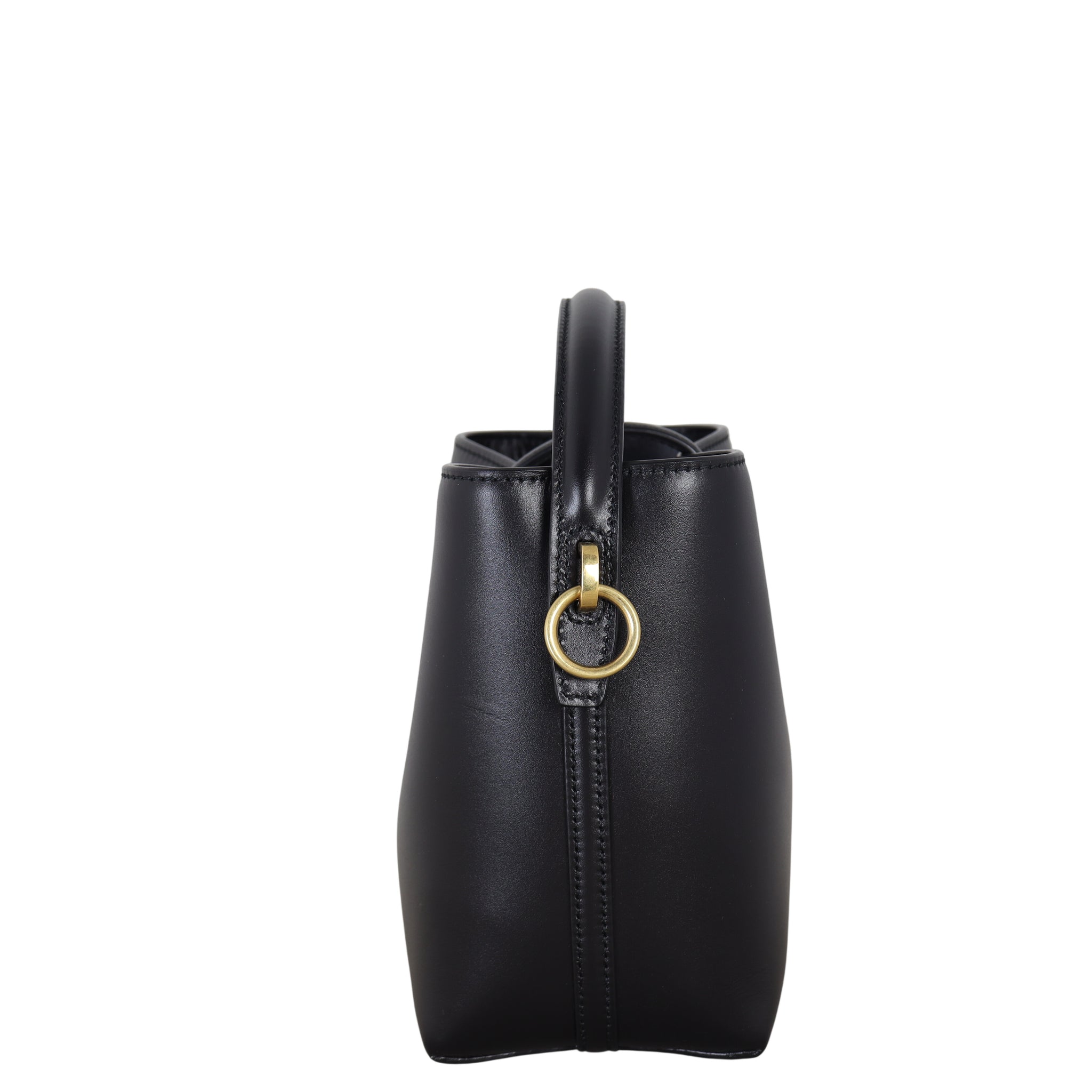 Saint Laurent Le 37 Mini Leather Bucket Bag