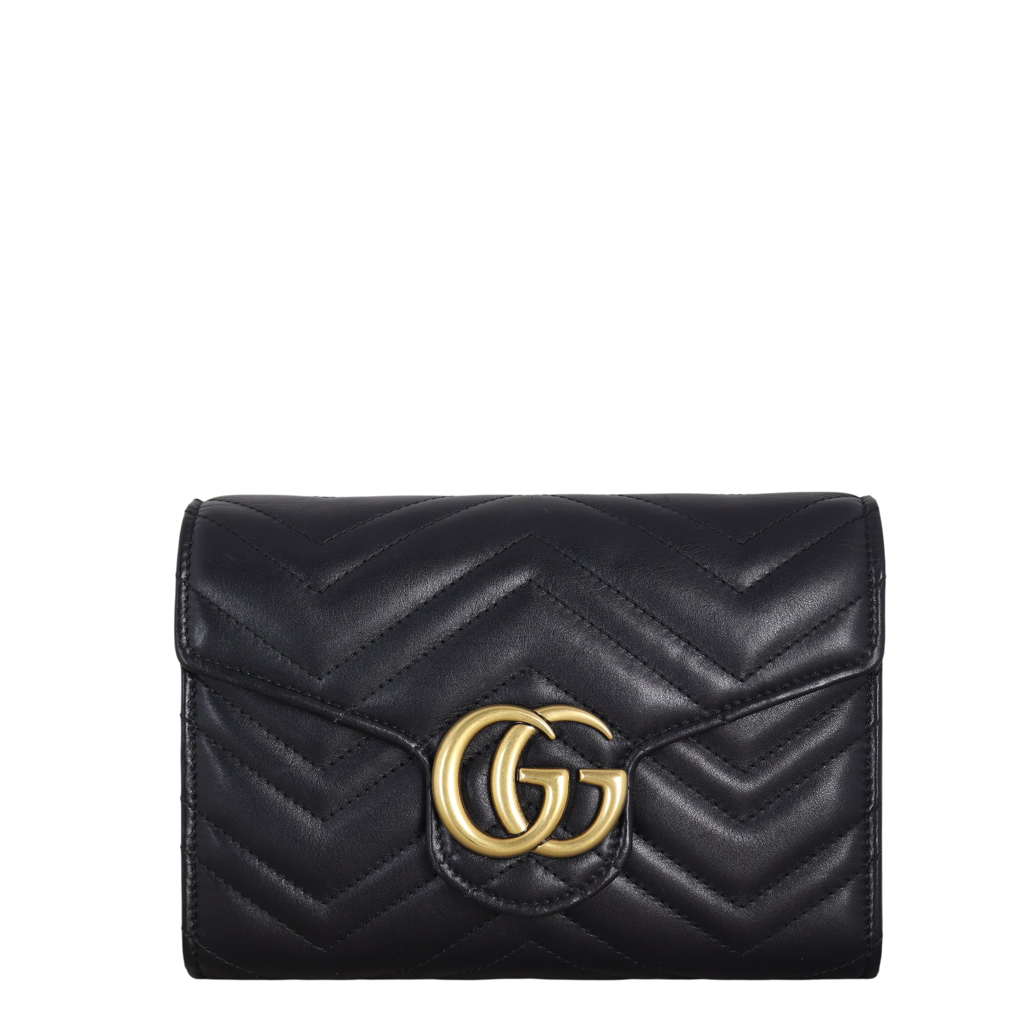 Gucci GG Marmont Matelasse Chain Wallet