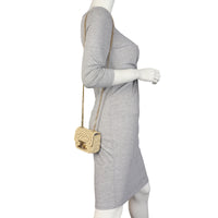 Celine Triomphe Claude Mini Bag Raffia
