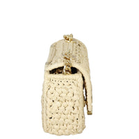 Celine Triomphe Claude Mini Bag Raffia
