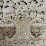 Celine Triomphe Claude Mini Bag Raffia