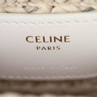 Celine Triomphe Claude Mini Bag Raffia
