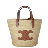 Celine Classic Panier Raffia Tote Teen