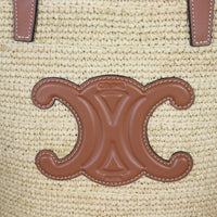 Celine Classic Panier Raffia Tote Teen