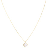 Van Cleef & Arpels Sweet Alhambra Mother of Pearl 18k Yellow Gold Necklace