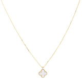 Van Cleef & Arpels Sweet Alhambra Mother of Pearl 18k Yellow Gold Necklace