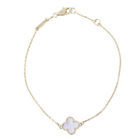Van Cleef & Arpels Sweet Alhambra Mother of Pearl 18k Yellow Gold Bracelet