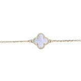 Van Cleef & Arpels Sweet Alhambra Mother of Pearl 18k Yellow Gold Bracelet