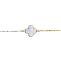 Van Cleef & Arpels Sweet Alhambra Mother of Pearl 18k Yellow Gold Bracelet