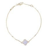 Van Cleef & Arpels Sweet Alhambra Mother of Pearl 18k Yellow Gold Bracelet