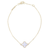 Van Cleef & Arpels Sweet Alhambra Mother of Pearl 18k Yellow Gold Bracelet