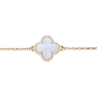 Van Cleef & Arpels Sweet Alhambra Mother of Pearl 18k Yellow Gold Bracelet