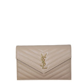 Saint Laurent Cassandre Envelope Chain Wallet
