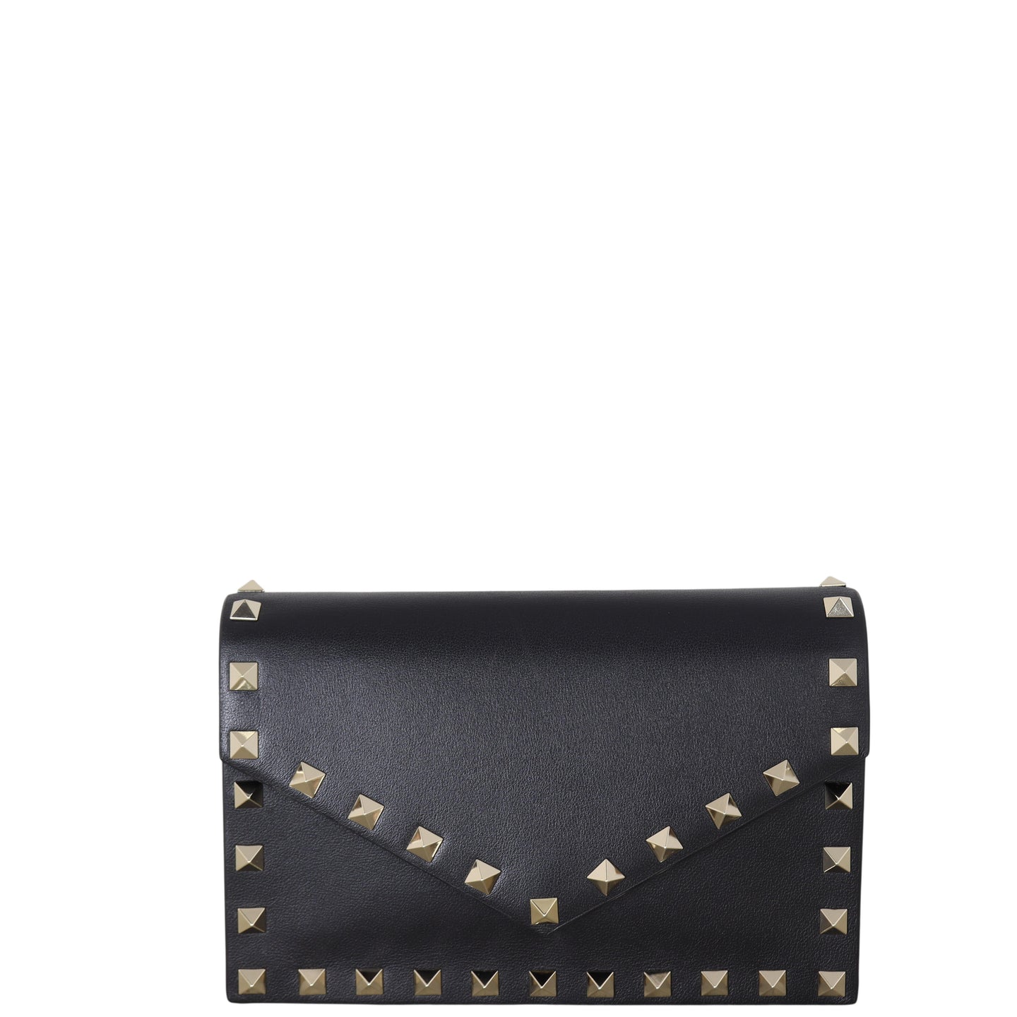 Valentino Rockstud Envelope Chain Wallet