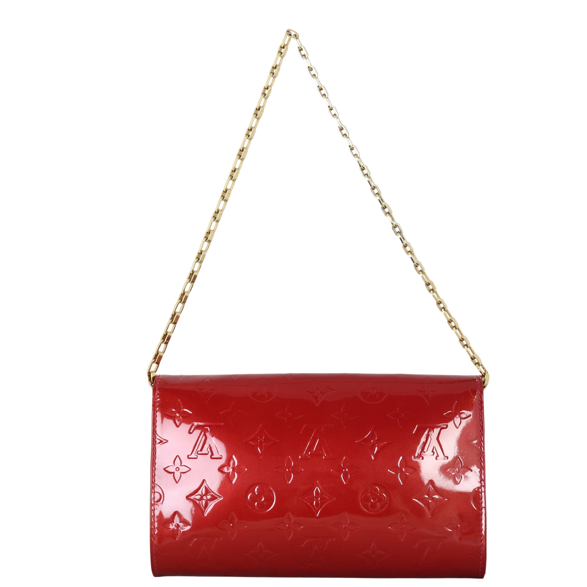 Louis Vuitton Ana Chain Clutch Monogram Vernis