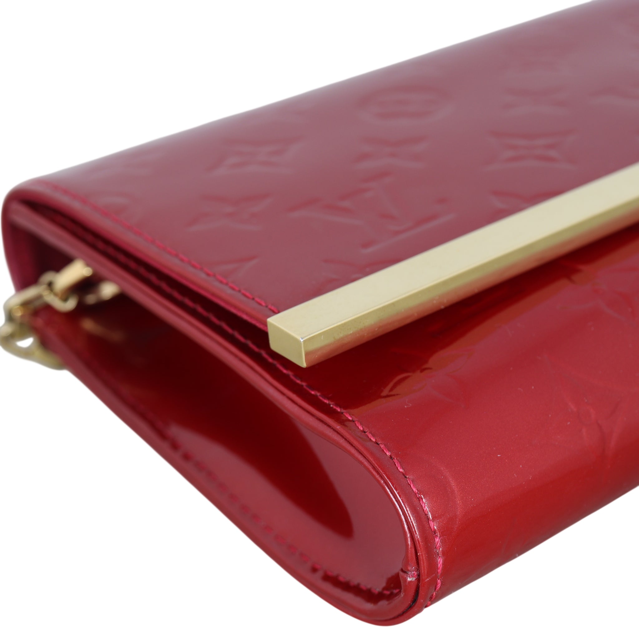 Louis Vuitton Ana Chain Clutch Monogram Vernis