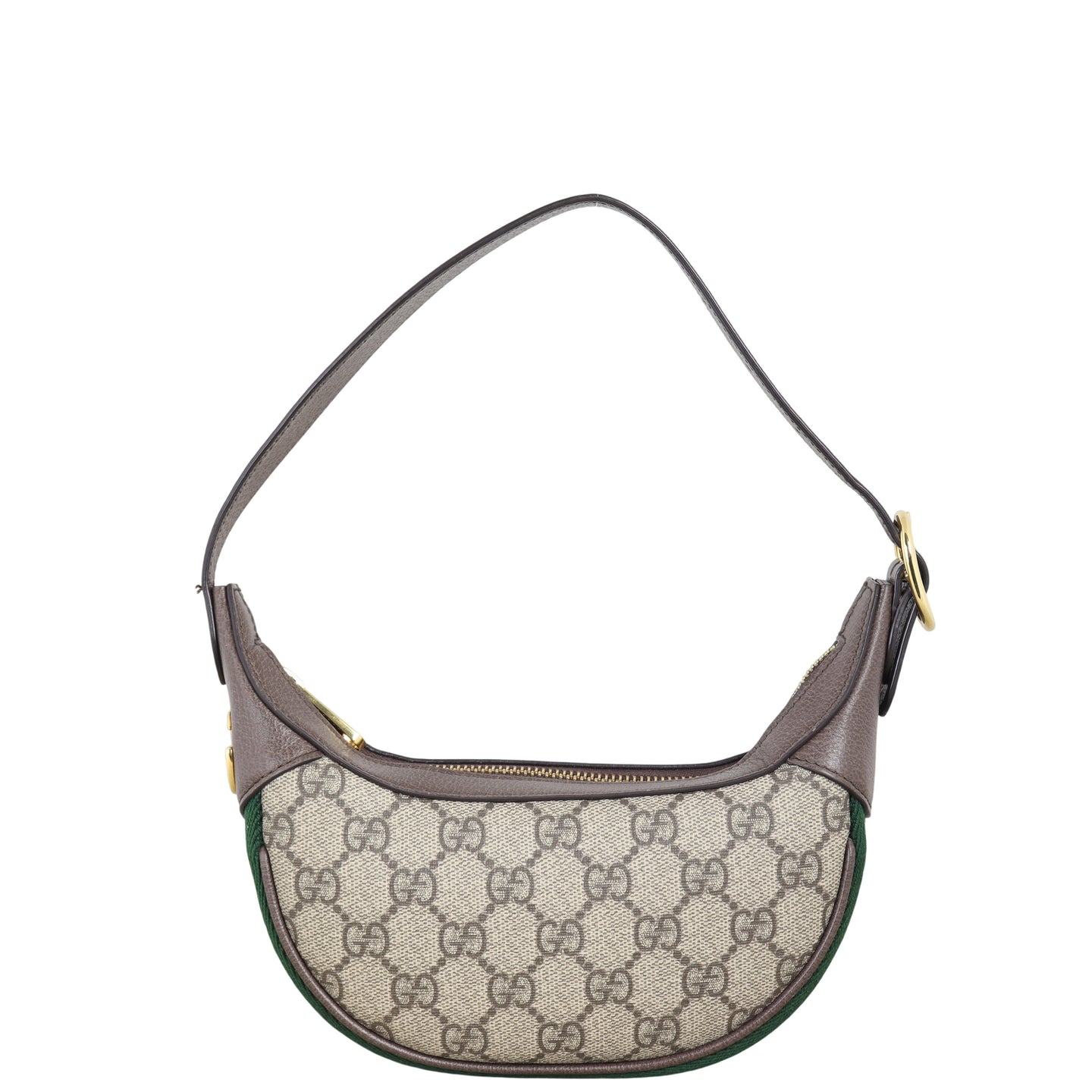 Gucci Ophidia GG Supreme Mini Crescent Shoulder Bag