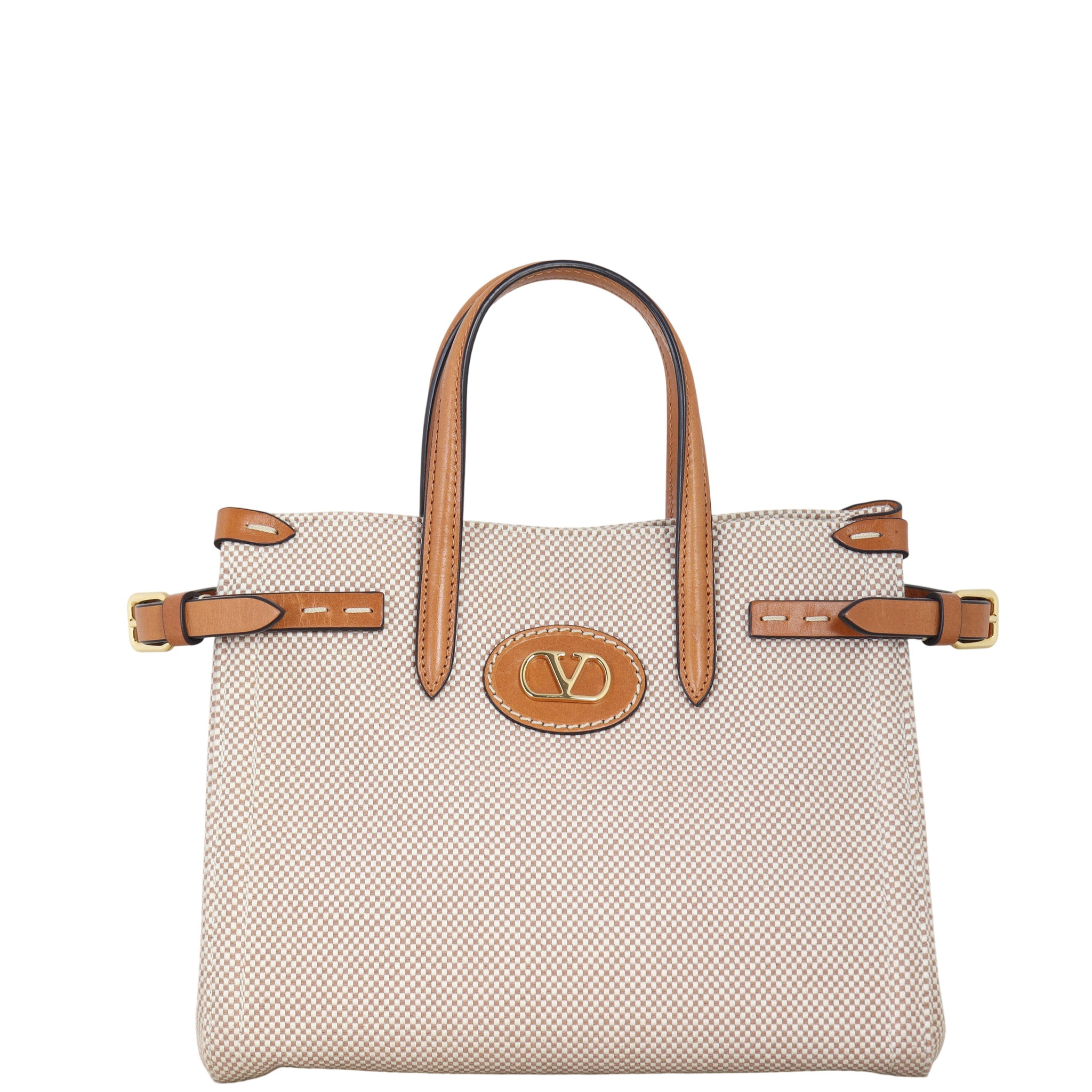 Valentino Antibes Canvas Tote Small
