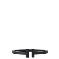 Tiffany & Co T Square Black Stainless Steel Bracelet