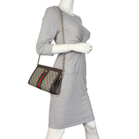 Gucci GG Supreme Ophidia Small Shoulder Bag