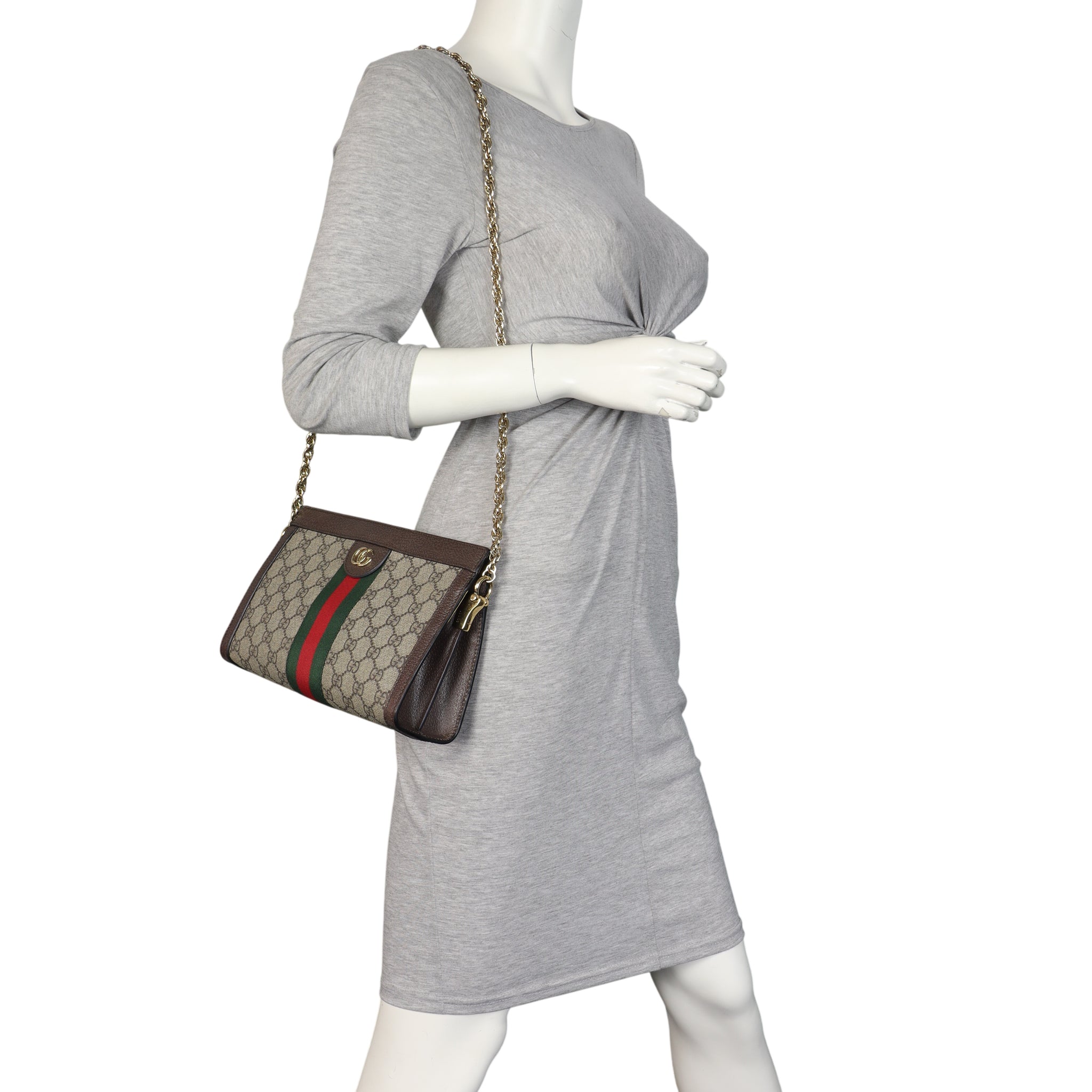 Gucci GG Supreme Ophidia Small Shoulder Bag