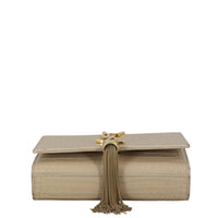 Saint Laurent Kate Tassel Chain Bag Small Croc-Embossed