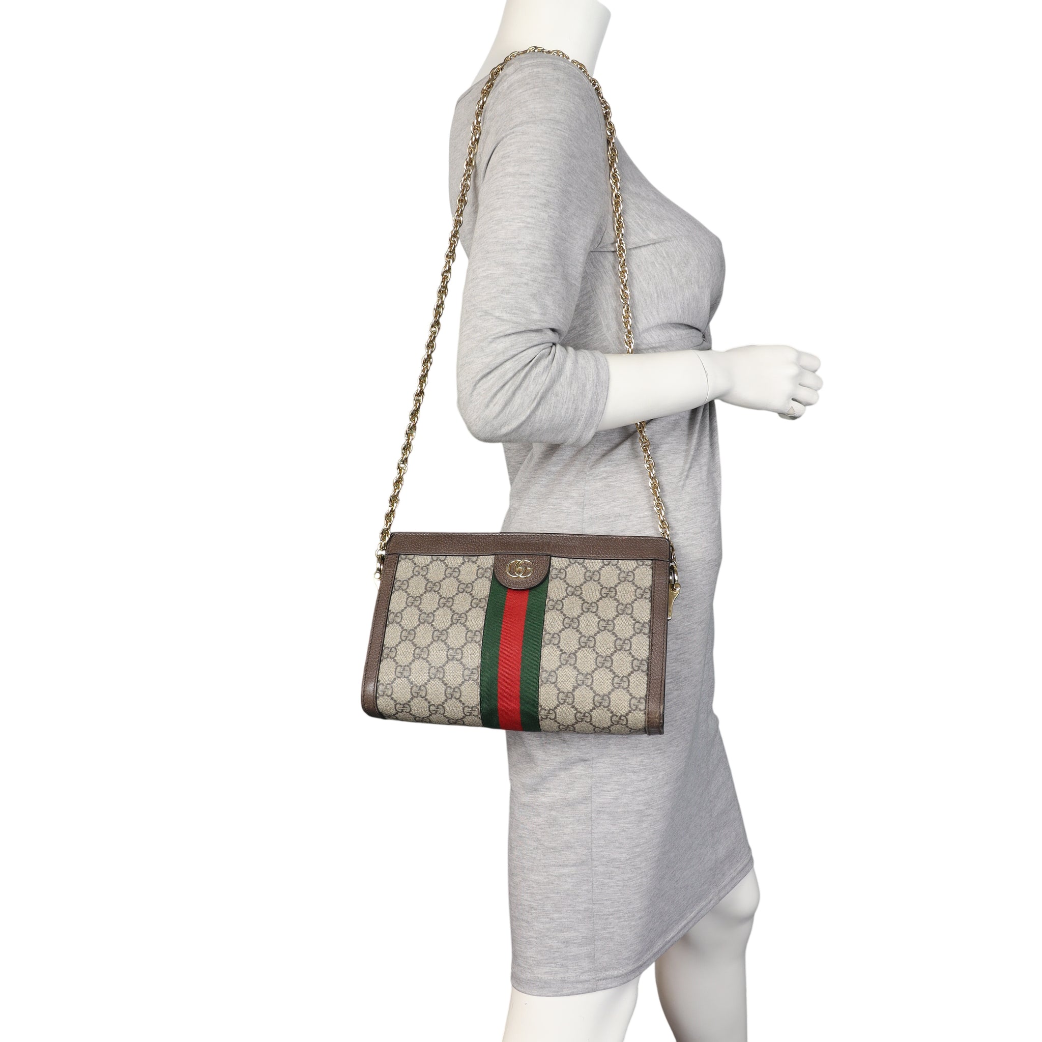 Gucci GG Supreme Ophidia Small Shoulder Bag