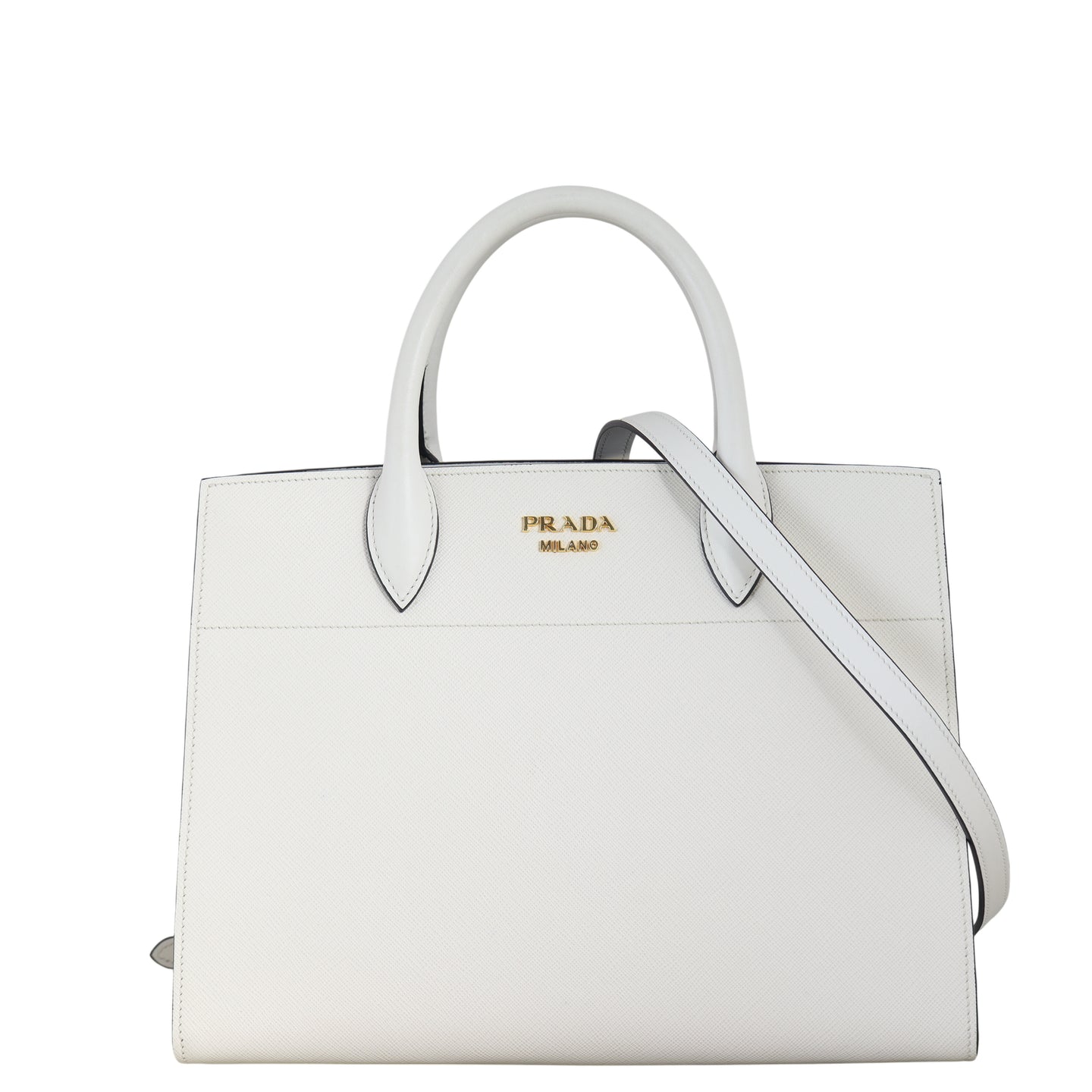 Prada Saffiano Cuir Bibliotheque Bag