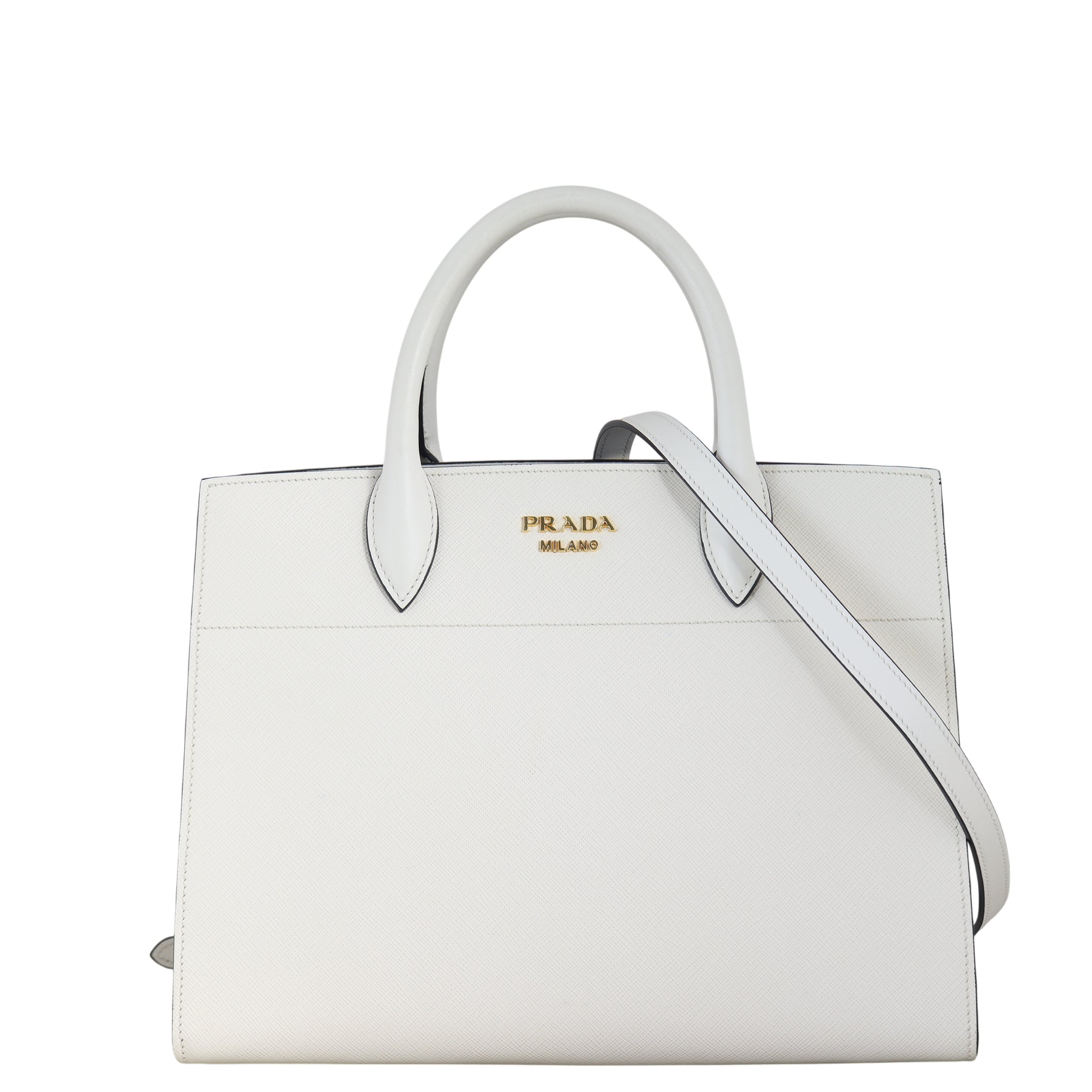 Prada Saffiano Cuir Bibliotheque Bag