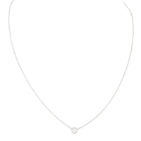 Tiffany & Co Diamonds by the Yard Single Diamond Platinum Pendant
