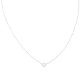 Tiffany & Co Diamonds by the Yard Single Diamond Platinum Pendant