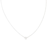 Tiffany & Co Diamonds by the Yard Single Diamond Platinum Pendant