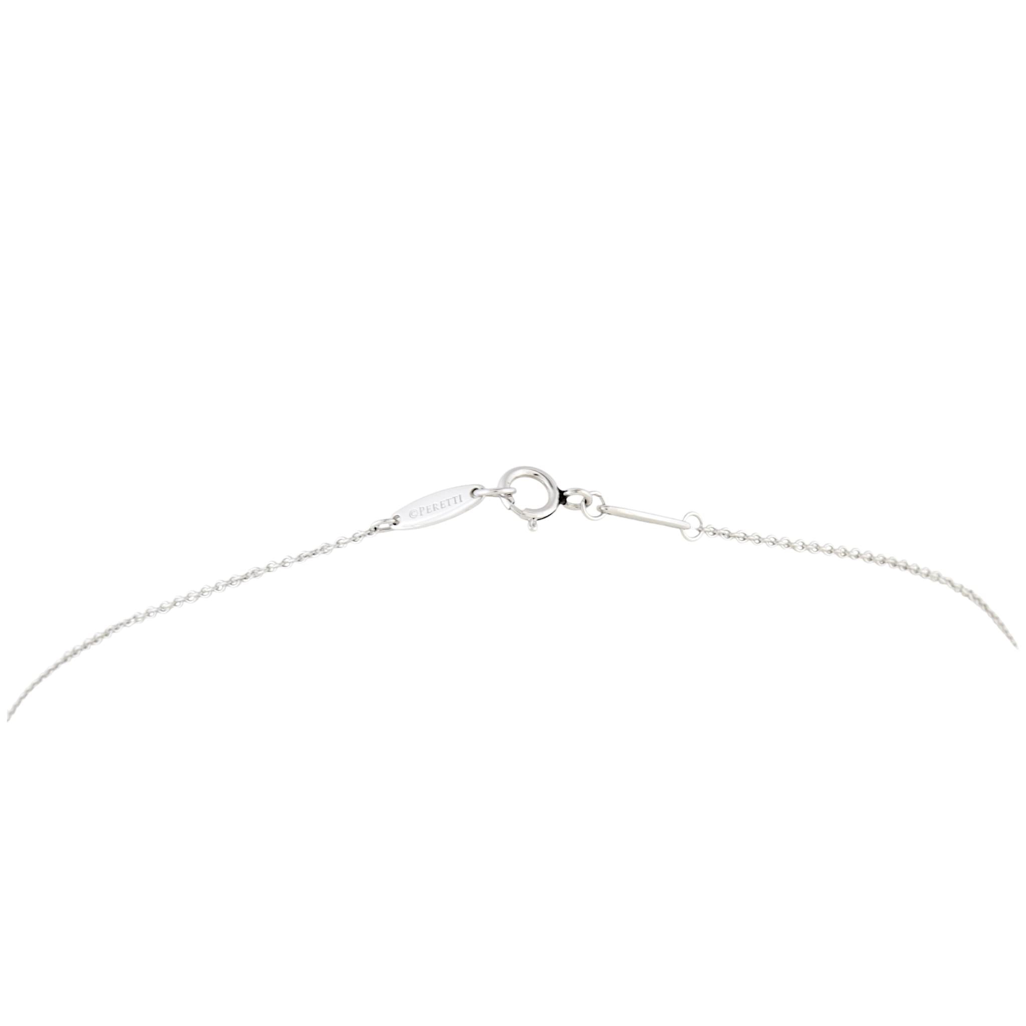 Tiffany & Co Diamonds by the Yard Single Diamond Platinum Pendant