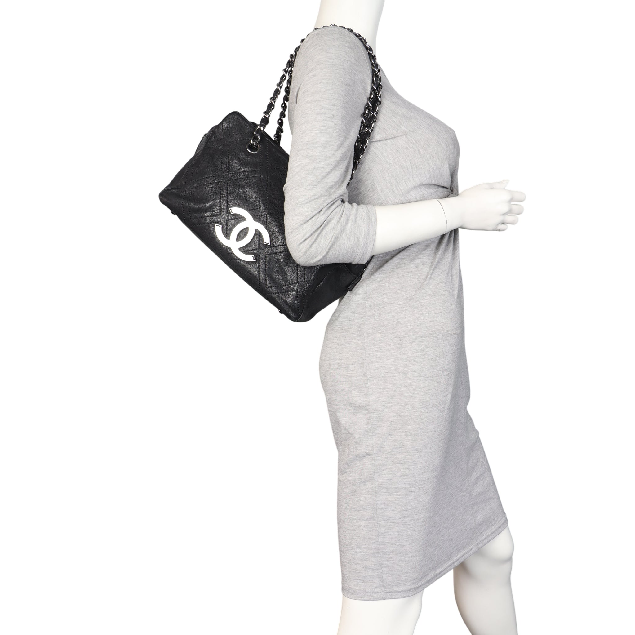 Chanel CC Diamond Stitch Tote